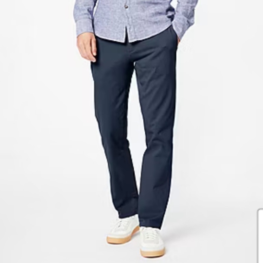 Dockers Men's Navy Chinos Straight Leg